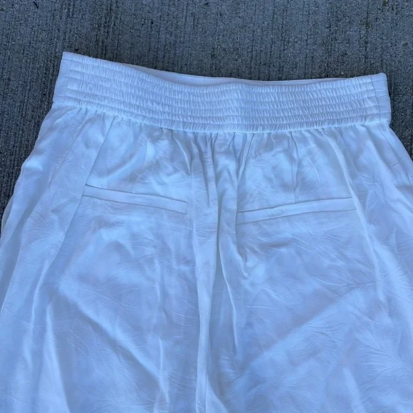 House of Harlow 1960 Tropical Palm Leaf Printed Wide Leg Pants Size S White - Picture 5 of 6